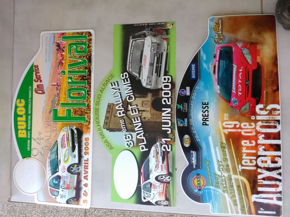 Plaques Rallye Sports