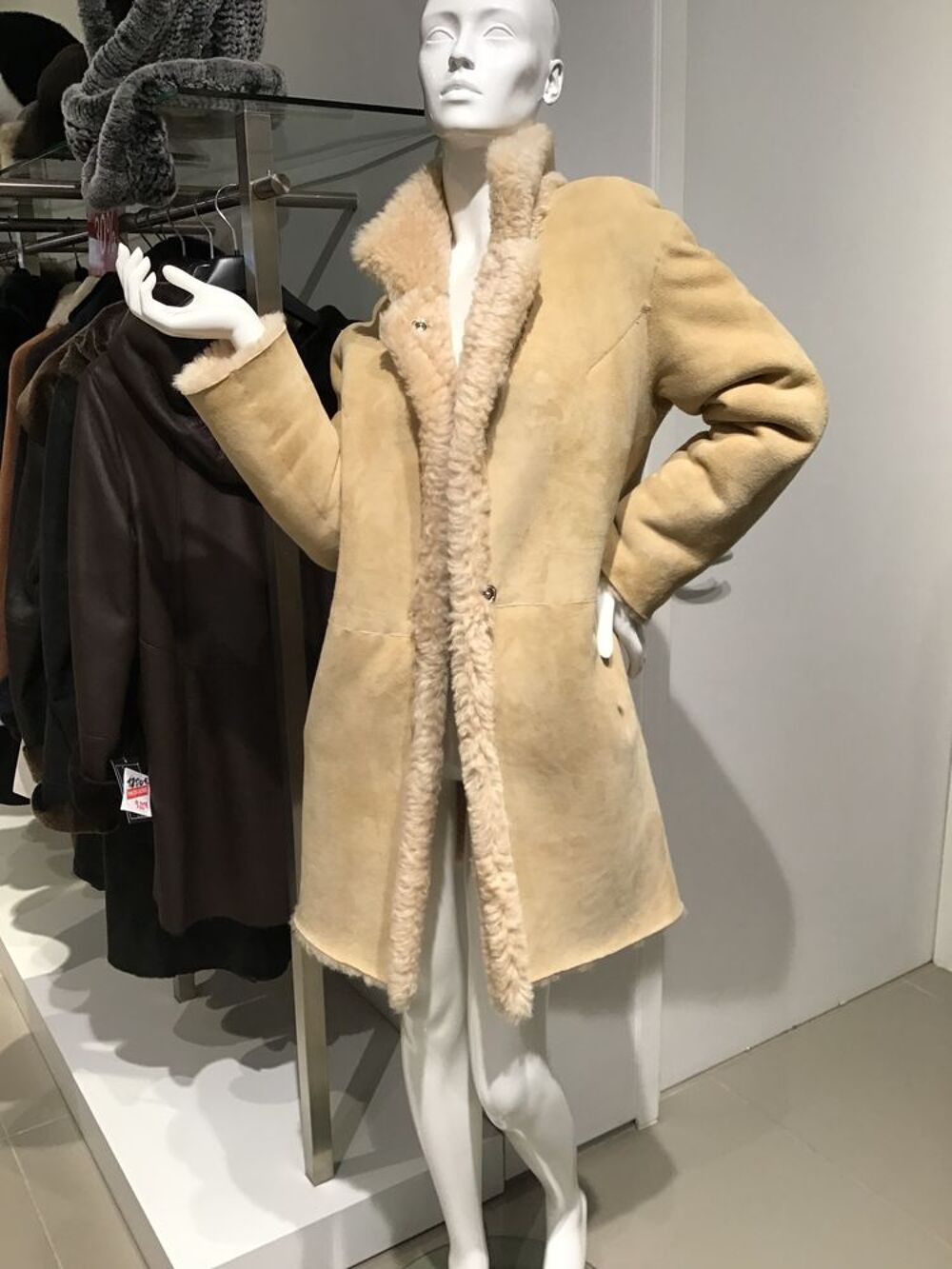 Manteau agneau retourn&eacute; Giorgio r&eacute;versible Vêtements
