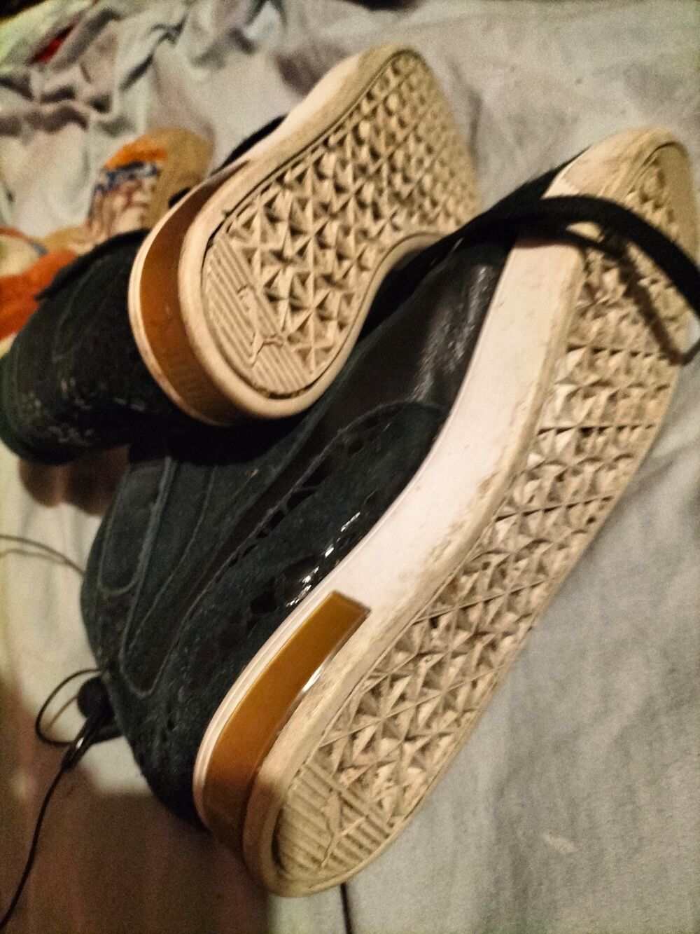 Basket montante cuir Puma lifestyle pointure 39 tr&egrave;s bon &eacute;ta Chaussures