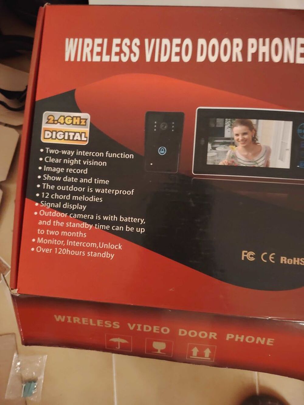 vid&eacute;o porte sans fil Photos/Video/TV