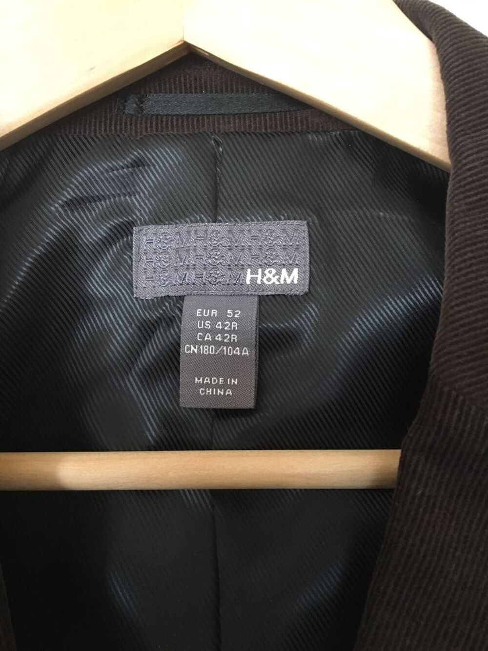 Veste en velours marron taille 52 pour Homme Vêtements