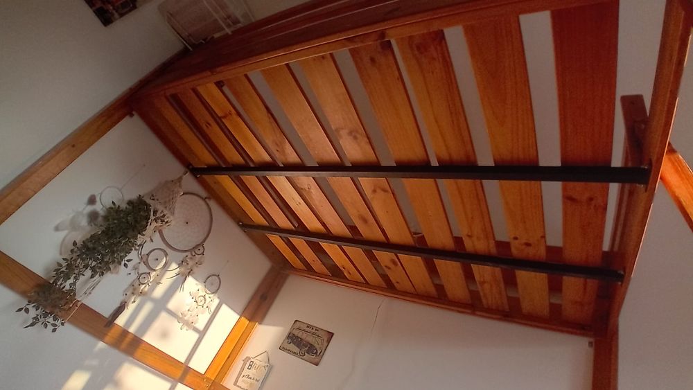 Lit Mezzanine Pin Massif 140cm x 190cm Meubles