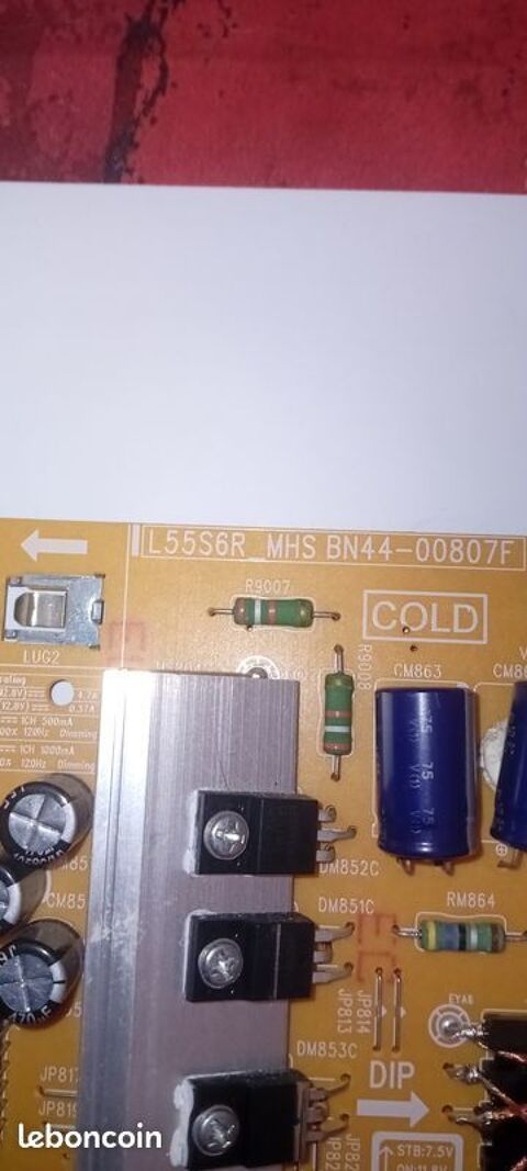 Carte alimentation tv samsung ue55mu6205k  BN44-00807F Miramas (13)
