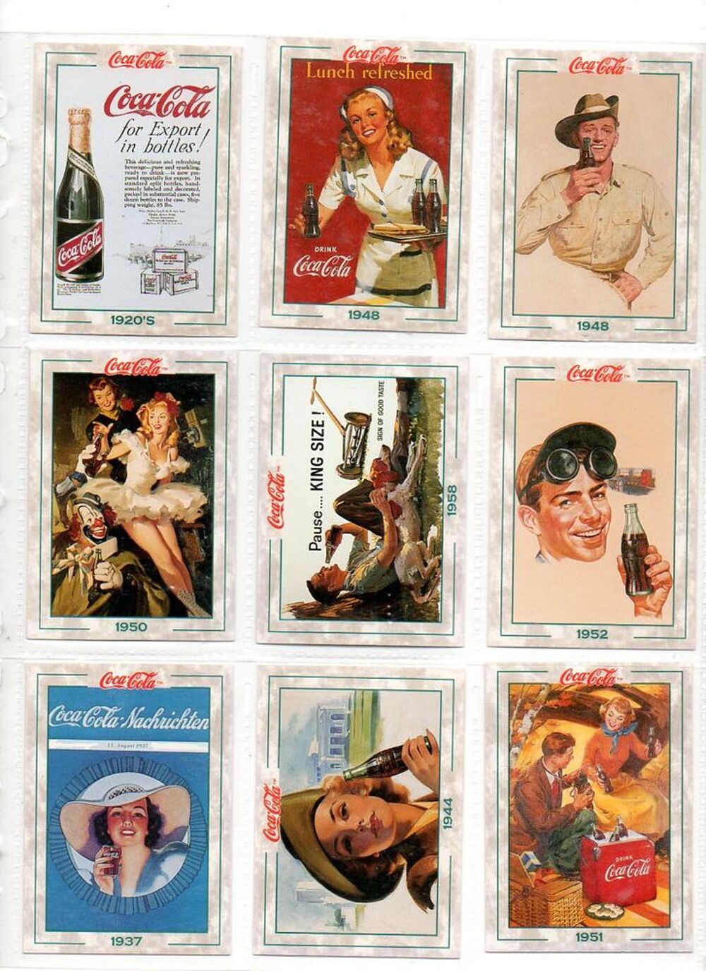 CARTES DE COLLECTION 