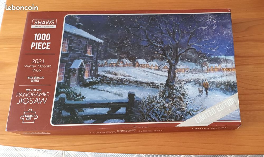 Puzzle panoramique 1000 Pi&egrave;ces - shaws Jeux / jouets