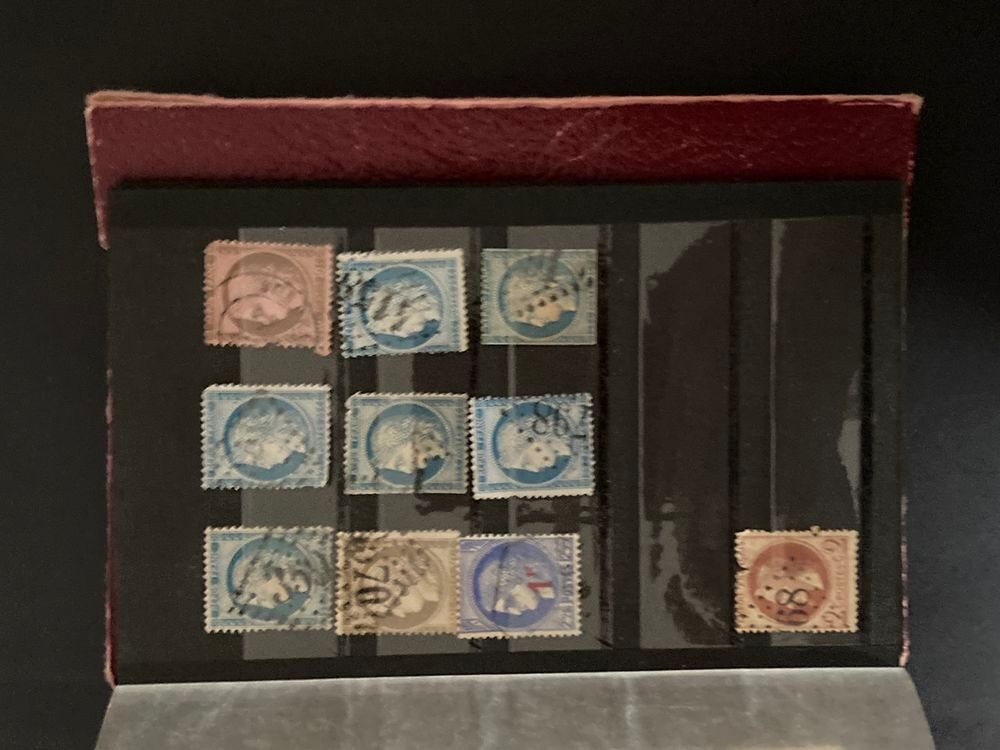 Albums de timbres fran&ccedil;ais 