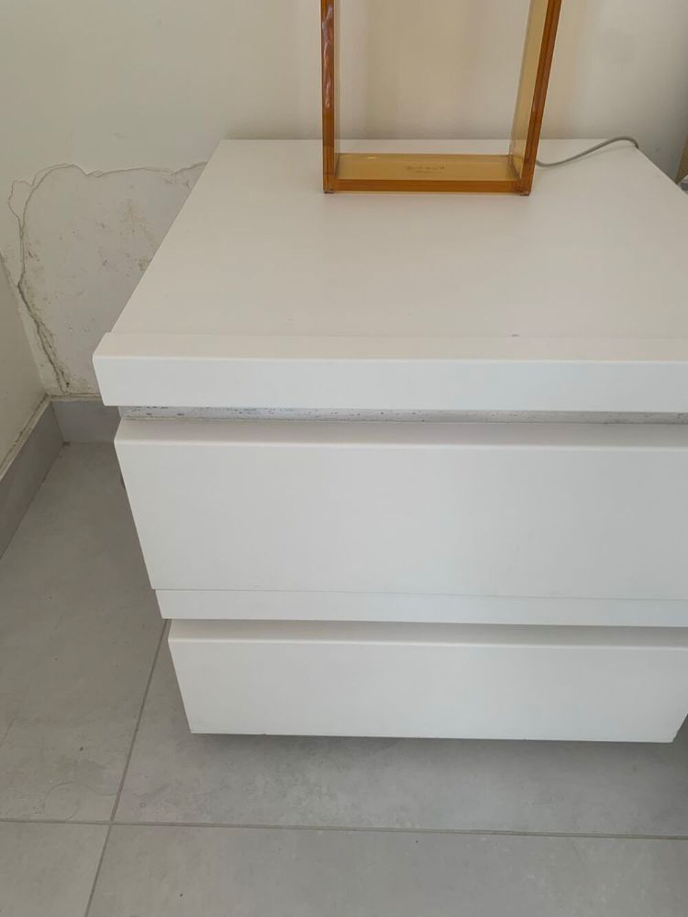 Chambre &agrave; coucher Adulte - LIT 1,60 x 200+ sommier+matelas+ 2 chevets Meubles