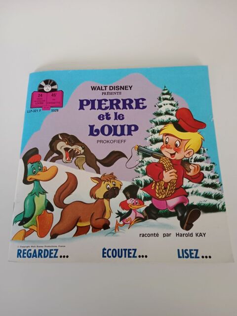 45 Tours PIERRE et le LOUP 29 Sautron (44)