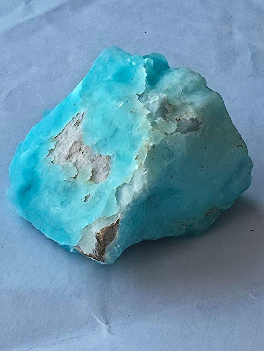 H&eacute;mimorphite Bleue Naturelle-Katanga, Congo-58g 