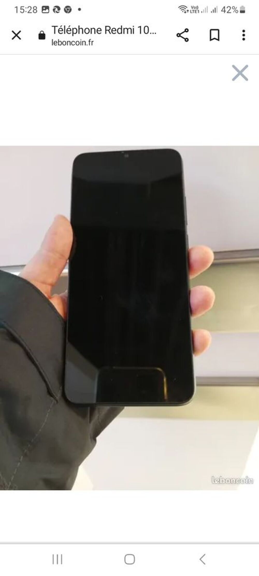 Portable Redmi 10C 128giga noir Téléphones et tablettes