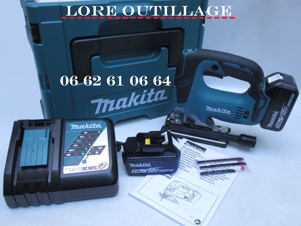 MAKITA DJV182RTJ 18v - Scie sauteuse pendulaire Bricolage