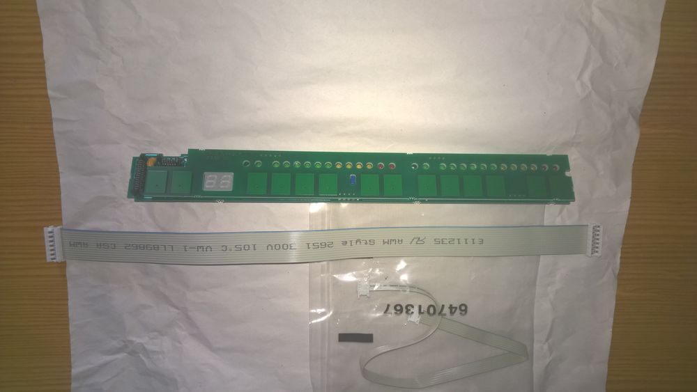 Platine pupitre clavier induction Sauter /Thermor 75X6077 Electromnager