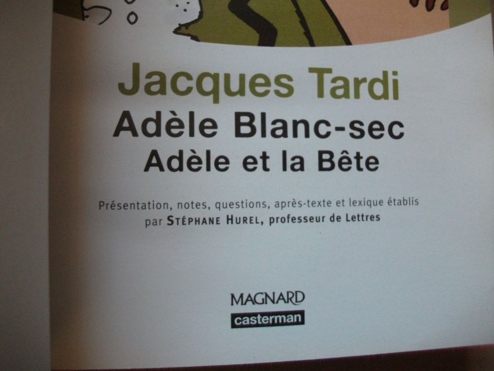 LOT Ad&egrave;le Blanc-Sec Livres et BD