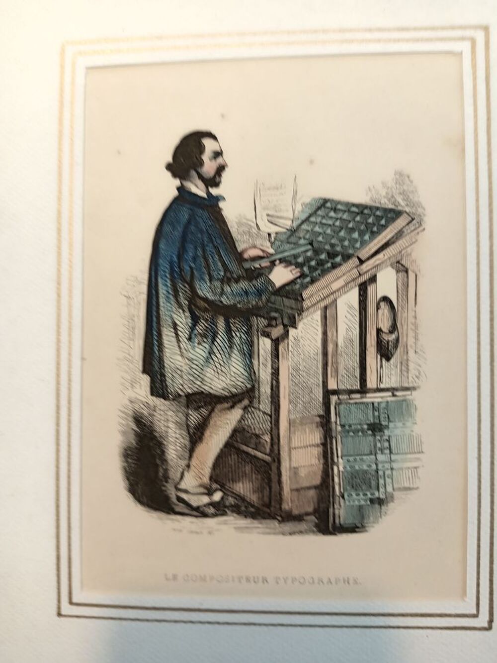 20 GRAVURES ORIGINALES DE 1830 METIERS EN COSTUMES 