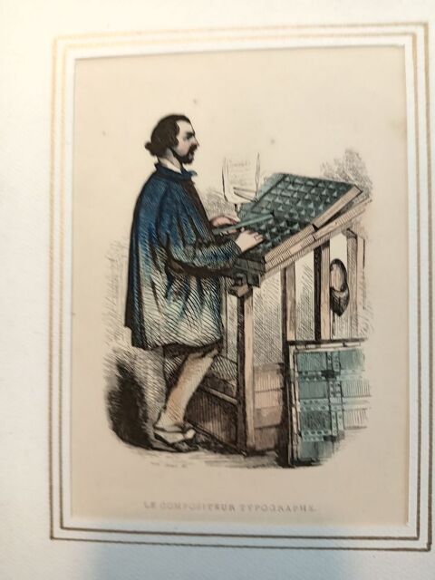 20  GRAVURES ORIGINALES DE 1830  METIERS EN COSTUMES 60 Montigny-lès-Metz (57)