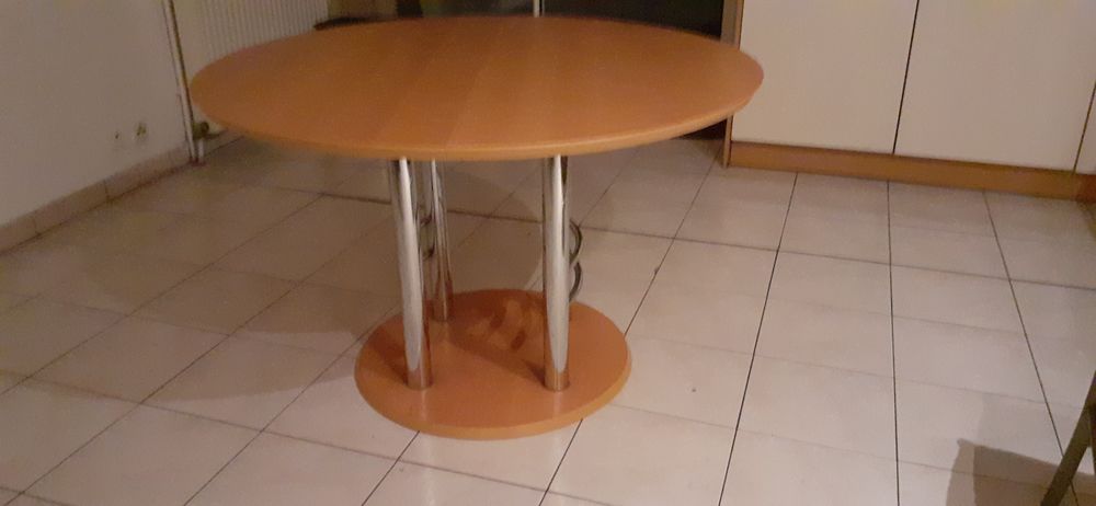 TABLE RONDE DIAM 140 + RALLONGE Meubles