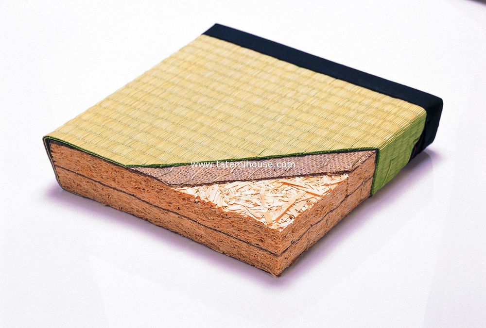 2x TATAMI somier traditionel japonais 200 x 75 x 5 cm. Meubles