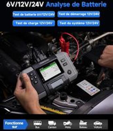  ?? DIAGNOSTIC AUTO PROFESSIONNEL + TEST BATTERIE AVEC RAPP 