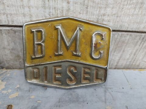 Ancienne Plaque Radiateur Camion BMC Diesel Truck 35 Loches (37)