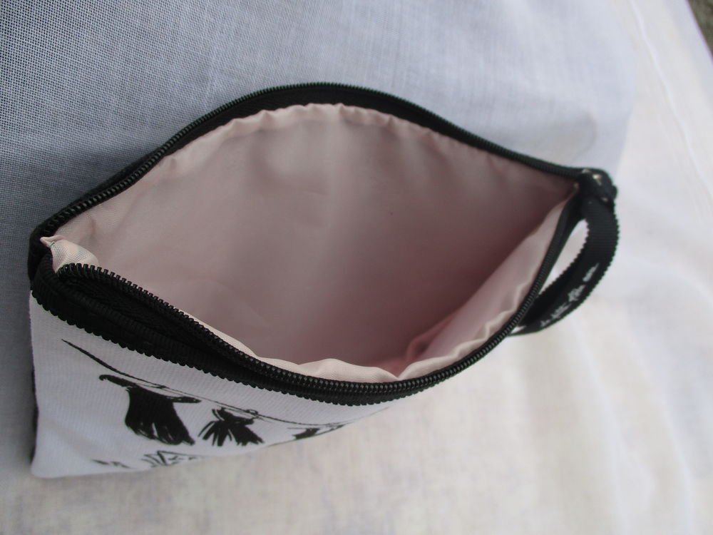 Trousse/Pochette de Maquillage, D&eacute;cor sur une face - Neuve Maroquinerie