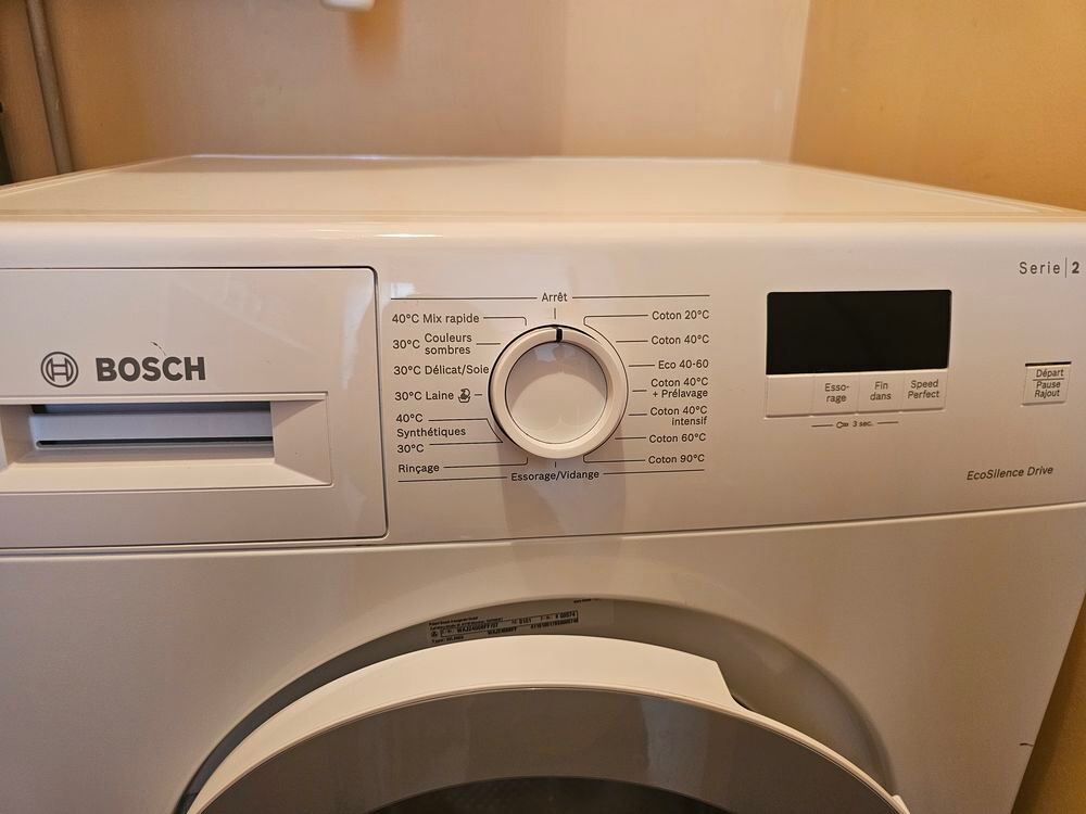 Lave-linge Bosch WAJ24008FF de 8 kg Electroménager