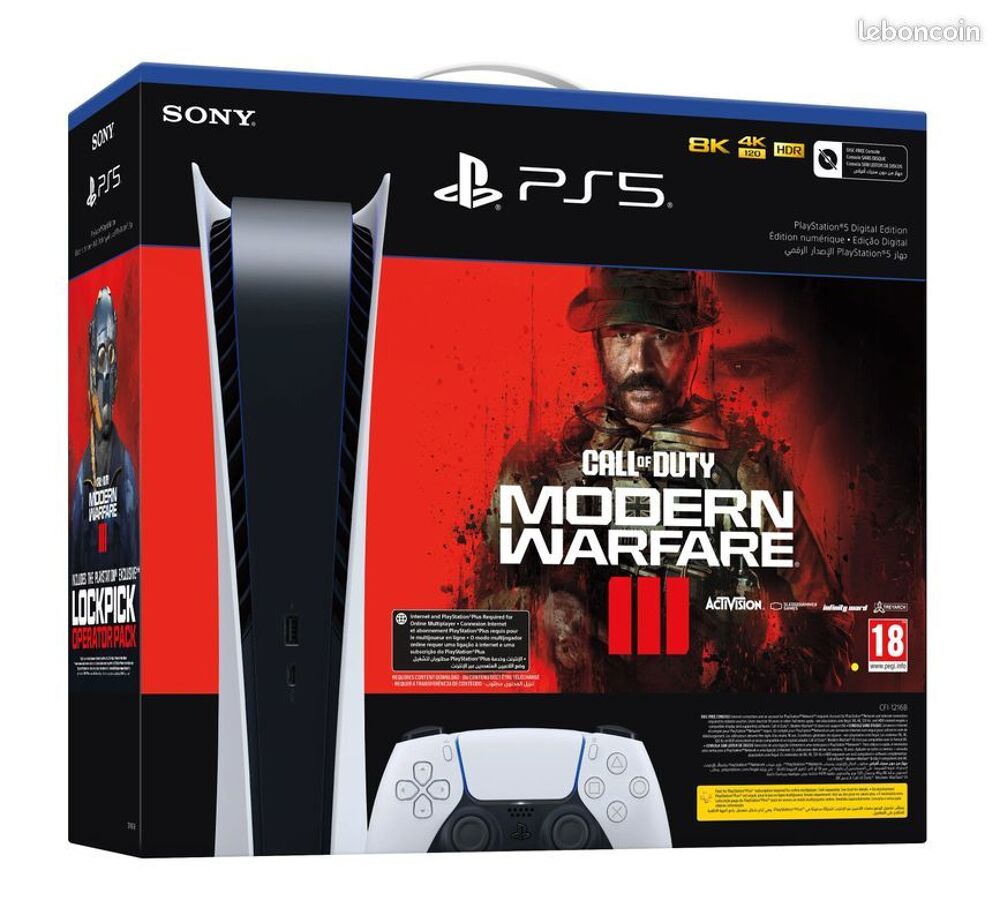 PACK -PS5 + EA SPORT FC 24 - NEUF -AVEC FACTURE - Consoles et jeux vidéos