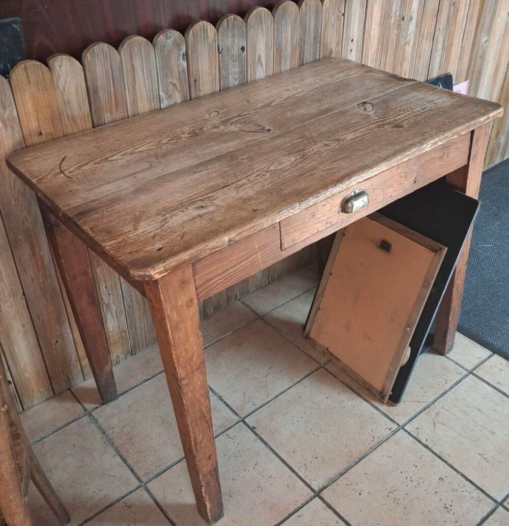 ancienne table de ferme ann&eacute;e 70 