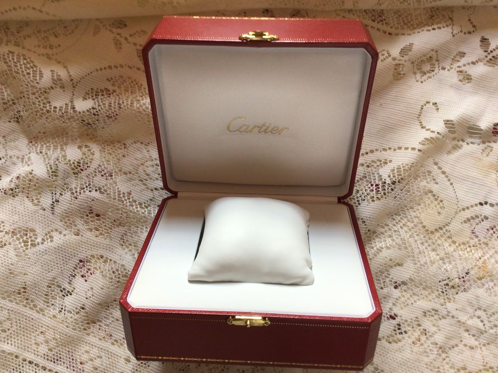 JOLIE ET AUTHENTIQUE BO&Icirc;TE &Agrave; MONTRE CARTIER Bijoux et montres