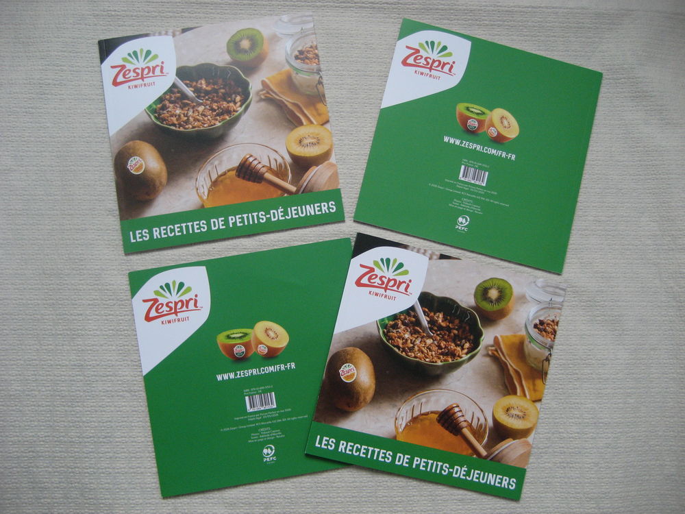 Lot de 4 sets de table exclusif " Zespri " Cuisine