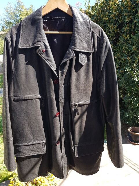 Manteau 3/4 Homme cuir v�ritable. 50 Les Arcs (83)