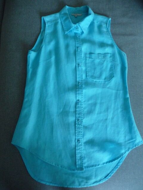 Chemisier turquoise pur lin T. 36 - Neuf 12 Celles-sur-Belle (79)