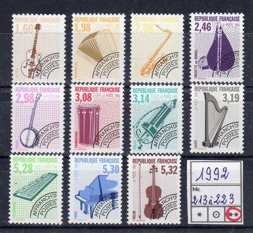 TIMBRES FRANCE 
PREOBLITERES
N** 