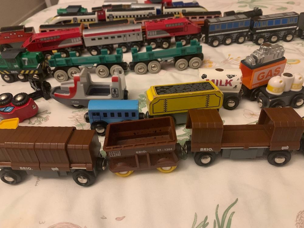 Trains en bois et accessoires Jeux / jouets