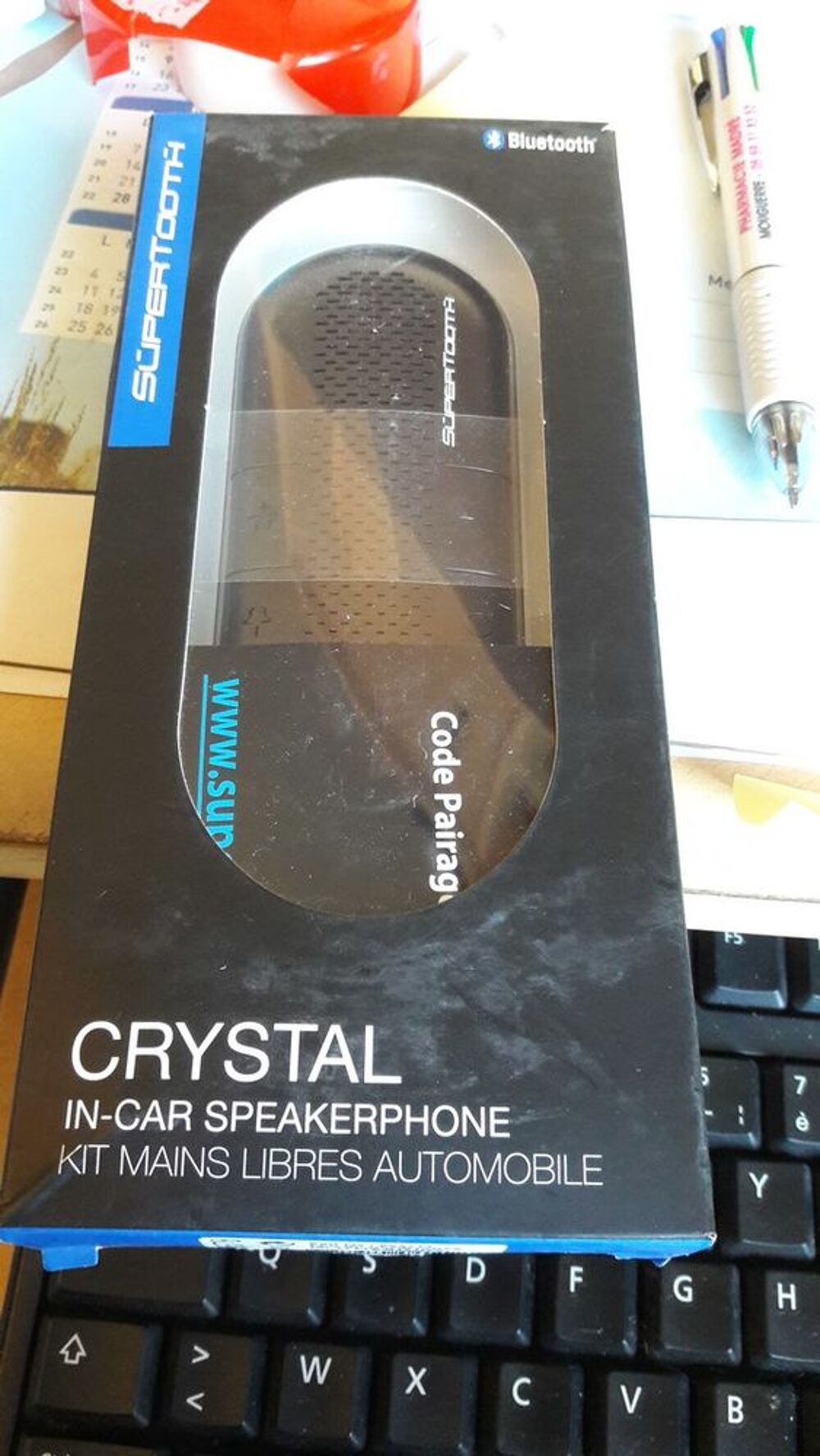Kit mains libres Bluetooth SuperTooth Crystal Téléphones et tablettes