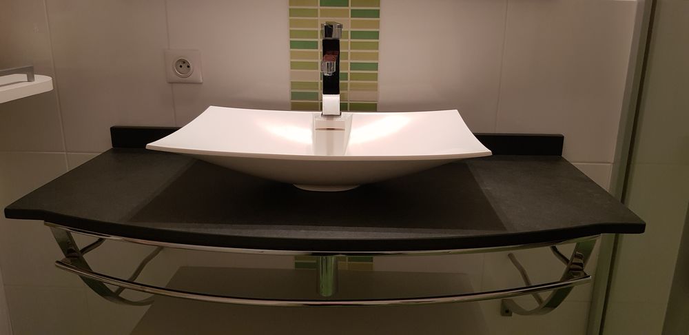 Plan ardoise pour vasque salle de bain Bricolage