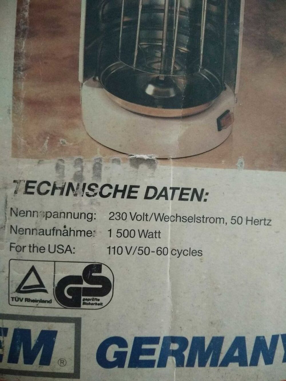 r&ocirc;tissoire vintage Electrom�nager