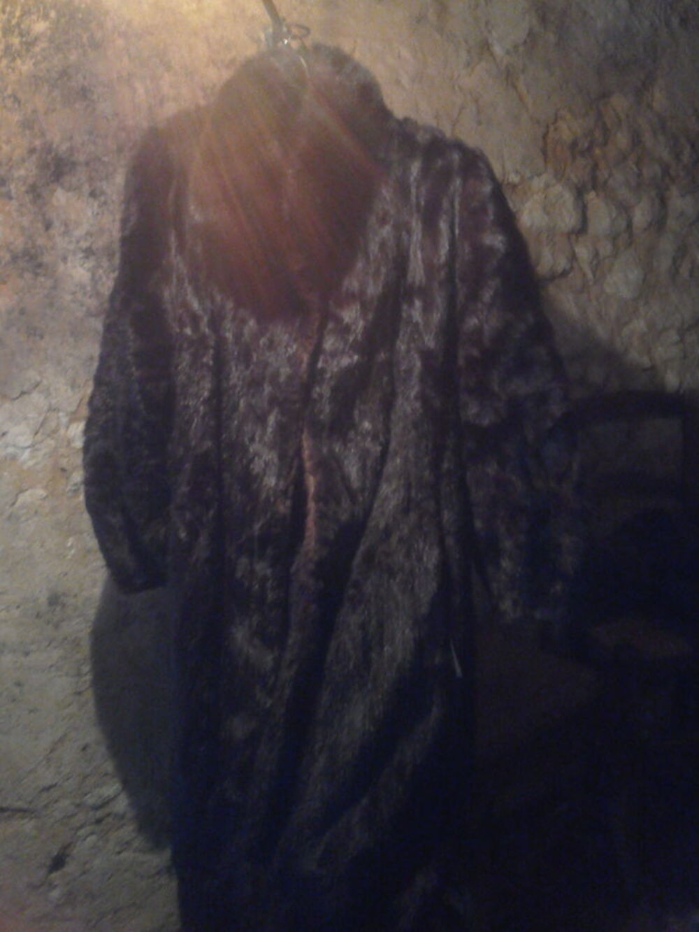 Manteau vison marron fonc&eacute; Vêtements