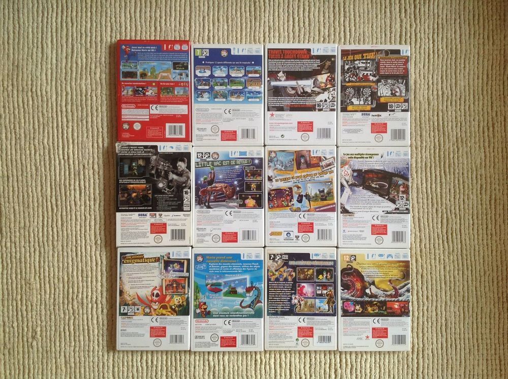 RETROGAMING - LOT 7 COLLECTION WII Consoles et jeux vidéos