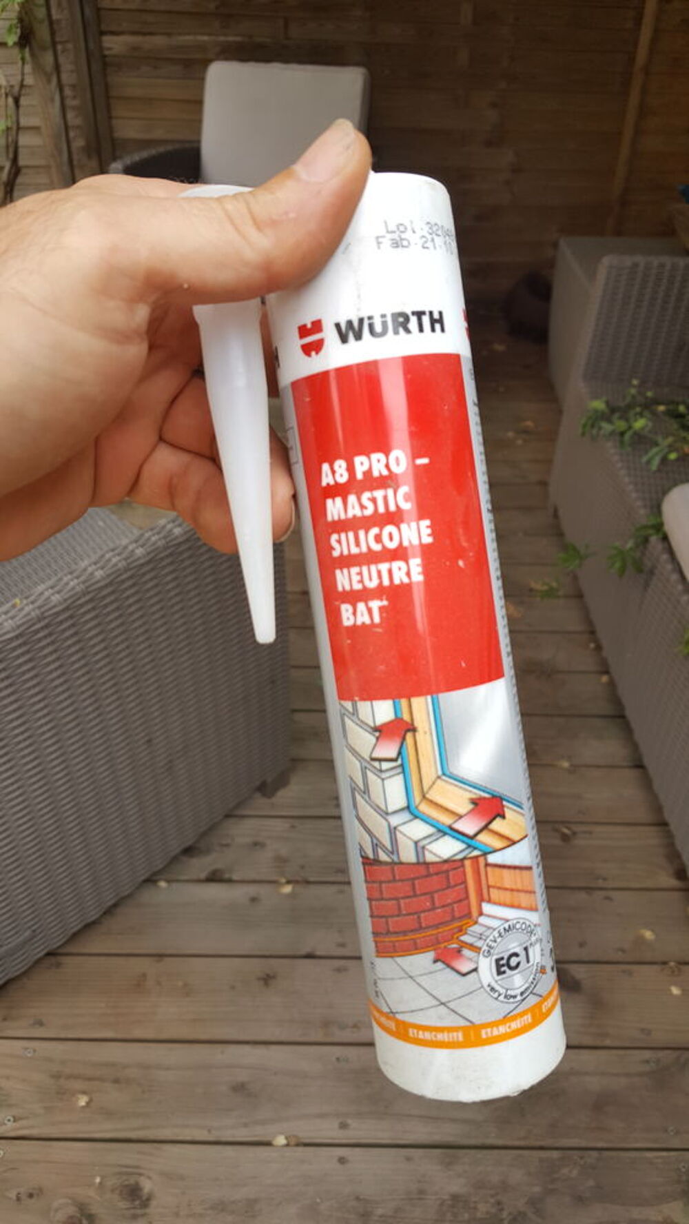 Silicone ext&eacute;rieur Bricolage