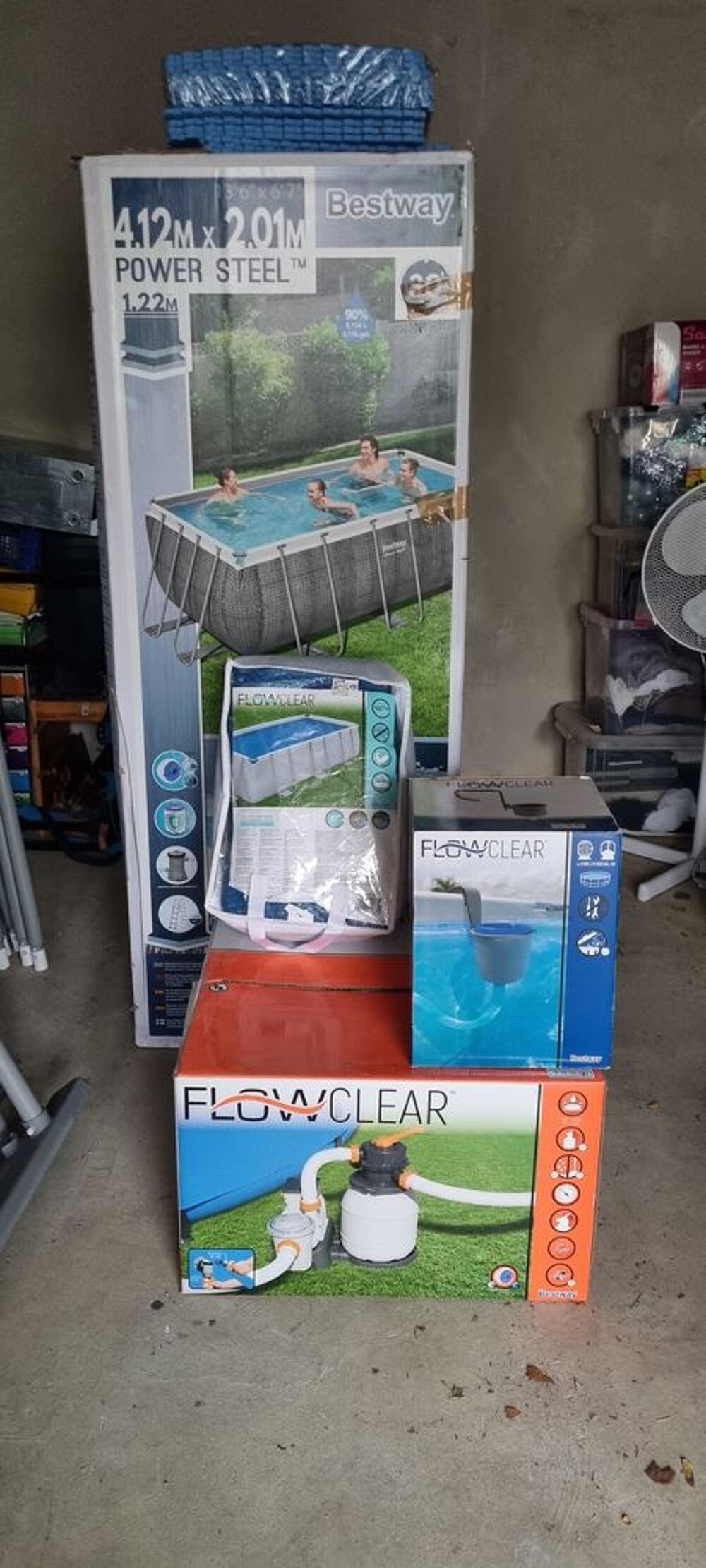 Piscine Tubulaire Hors sol Bestway Jardin