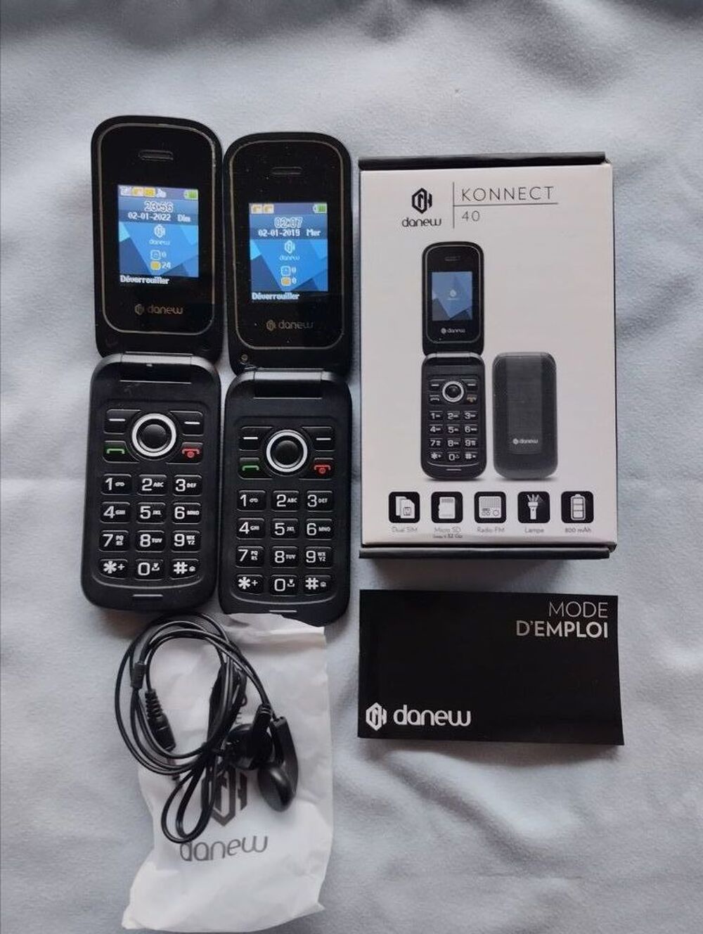 T&eacute;l&eacute;phones Danew Konnect 40 - Double SIM Téléphones et tablettes