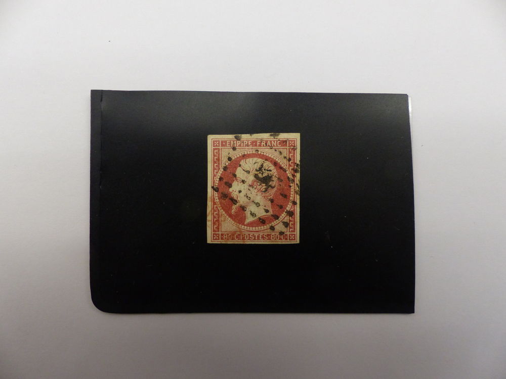 TIMBRE NAPOLEON 17 Ad ( vermillonn&eacute; ) COTE 650 €
