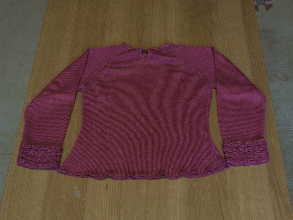 Pull col rond KIABI Vieux rose 8&nbsp;ans (126&nbsp;cm) TBE Vêtements enfants
