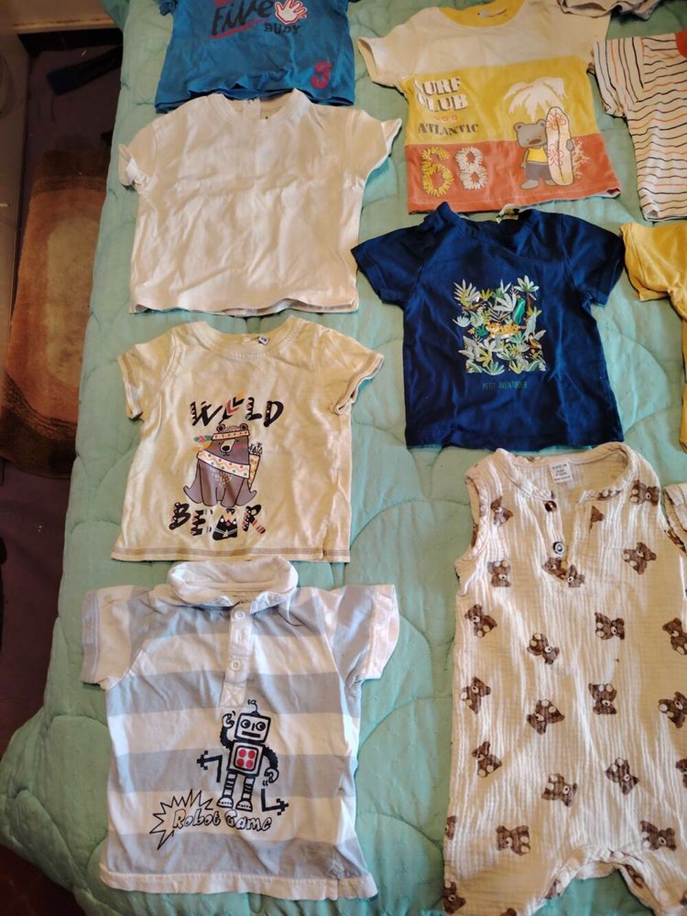 lot v&ecirc;tements gar&ccedil;on 12 mois Puriculture