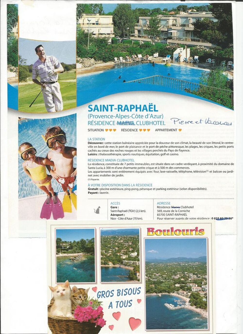 Vente Appartement A St Raphal QUINZAINE dans MULTIPROPRIETE appart 5 pers Saint-raphal