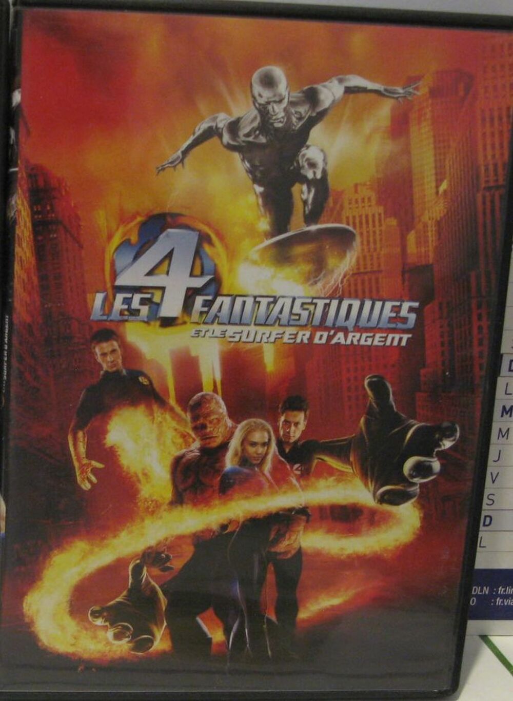 les 4 fantastiques et le surfer d'argent DVD et blu-ray