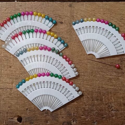 Lot de 90 Grandes épingles à Tête Perlé pour Couture Aiguill 4 Saumur (49)