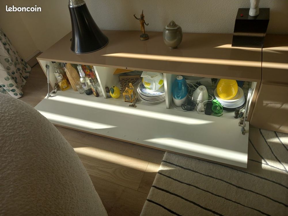 ENSEMBLE ELEMENTS MURAUX LAQUES CAFE LATTE Meubles