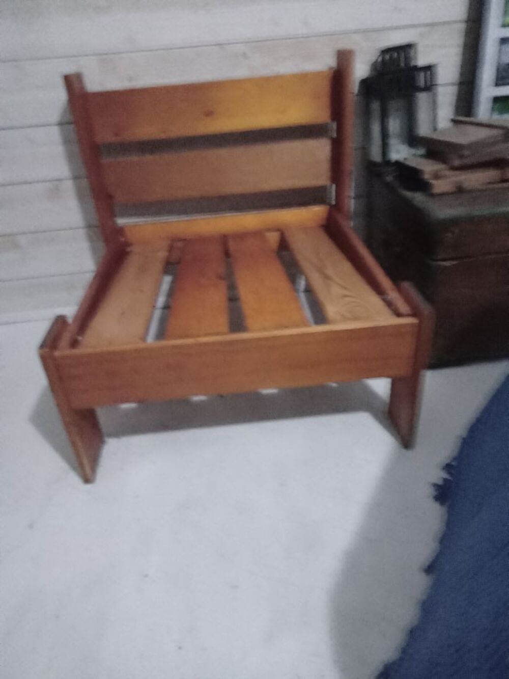 Canap&eacute; bois plus fauteuil assorti Meubles