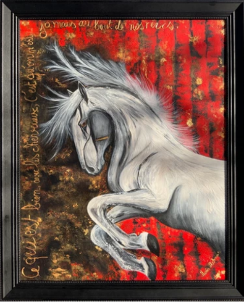 Tableaux d'Art  le cheval Porte Bonheur 0 Versailles (78)